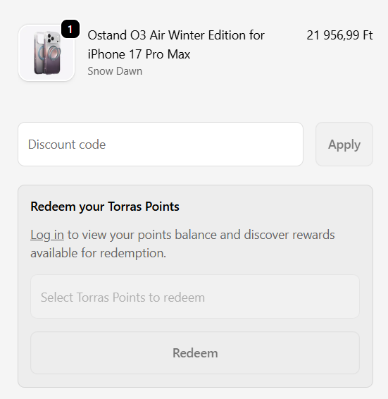 TORRAS discount code