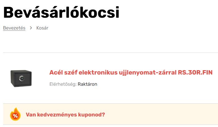 KilincsDEOKORK kupon